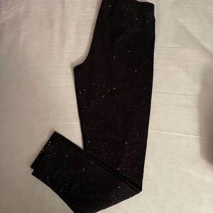 Girls glitter leggings
